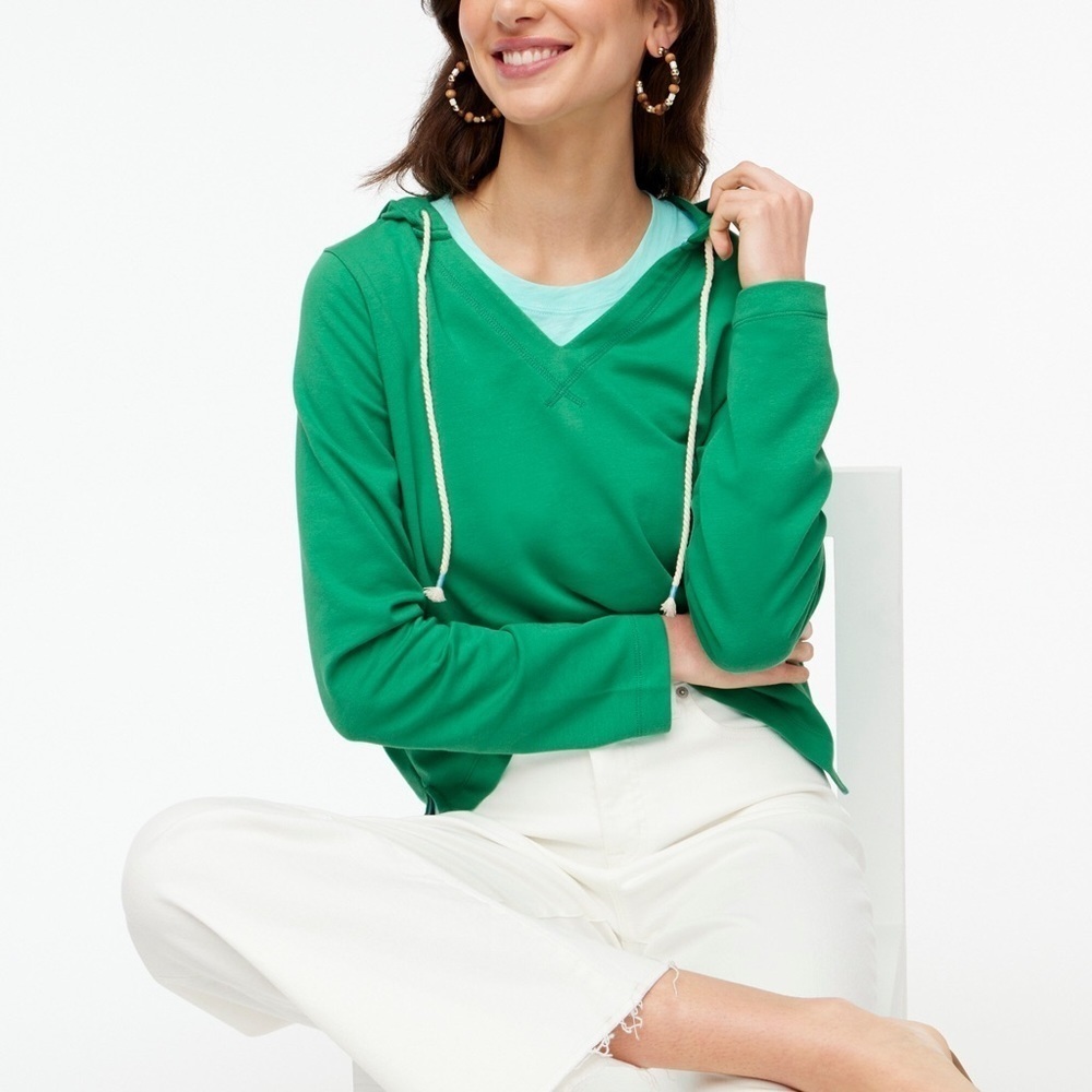 J. Crew Factory V-Neck Hoodie